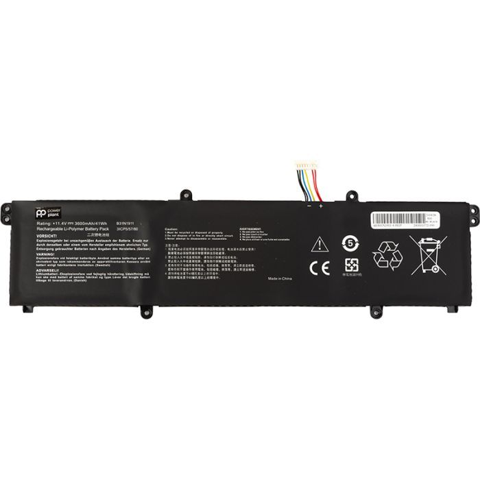 Аккумулятор для ноутбука ASUS VivoBook Flip 14 (B31N1911) 11.4V 3600mAh PowerPlant (NB431922)