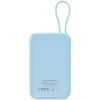 Батарея універсальна Canyon 10000mAh OnPower 101 PD/22.5W built-in cable Blue (CNS-CPB101BL) зображення 4