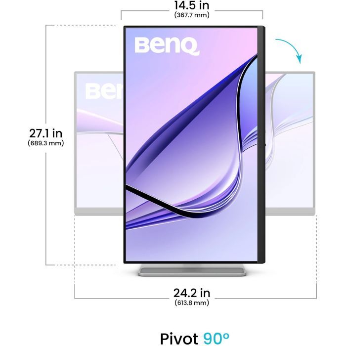 Монитор BenQ MA270U Silver изображение 3