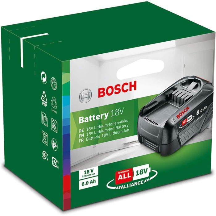 Акумулятор до електроінструменту Bosch PBA, 18V, 6Ah, 0.7кг (1.600.A00.DD7) зображення 7