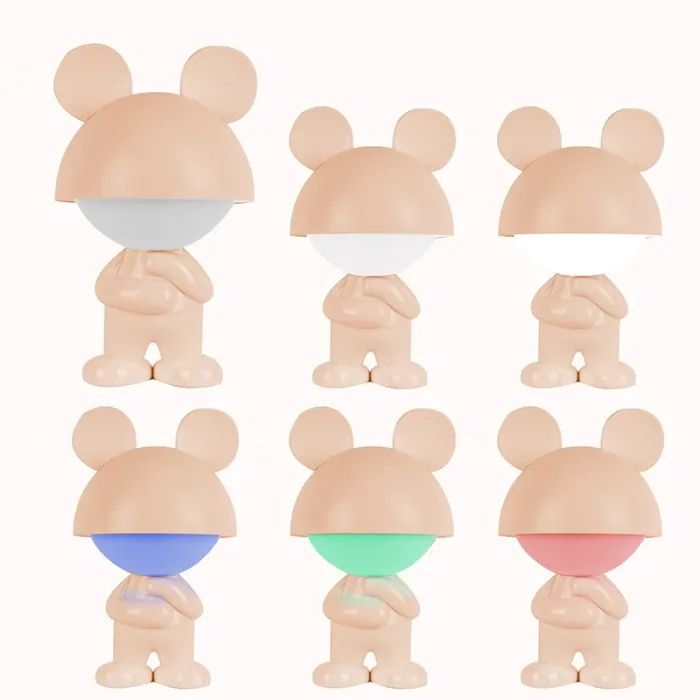 Ночник Kite Светильник LED с аккумулятором Dreamy Mouse, персиковый (K25-315-2-4) изображение 4