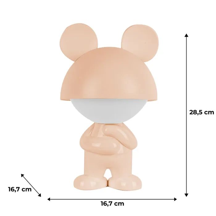 Ночник Kite Светильник LED с аккумулятором Dreamy Mouse, персиковый (K25-315-2-4) изображение 6
