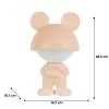 Ночник Kite Светильник LED с аккумулятором Dreamy Mouse, персиковый (K25-315-2-4) изображение 6