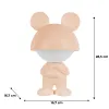 Нічник Kite Світильник LED з акумулятором Dreamy Mouse, персиковий (K25-315-2-4) зображення 6
