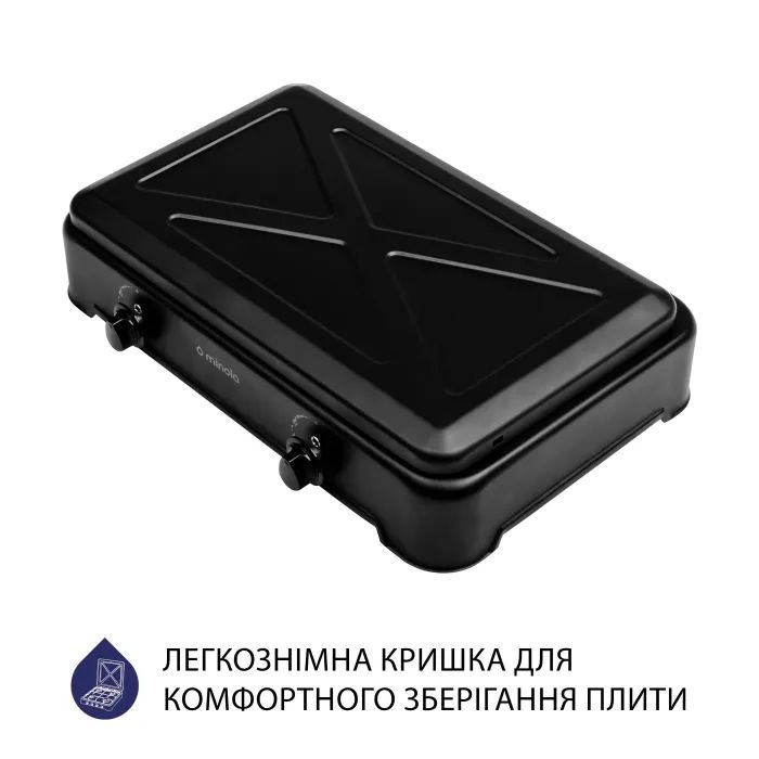 Настільна плита Minola TGH 200 BL зображення 3