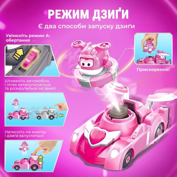Ігровий набір Super Wings Spinning Vehicle Діззі (Dizzy) (EU770340) зображення 2