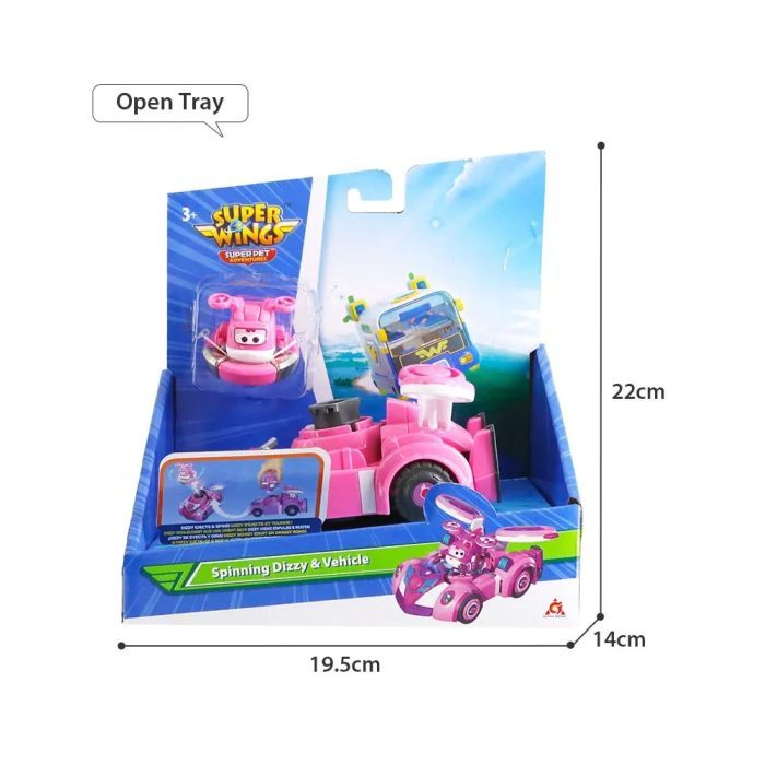 Ігровий набір Super Wings Spinning Vehicle Діззі (Dizzy) (EU770340) зображення 8