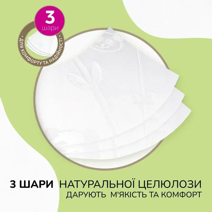 Туалетний папір Сніжна Панда Premium Classic Plus 3 шари 32 рулони (4820183972866) зображення 2