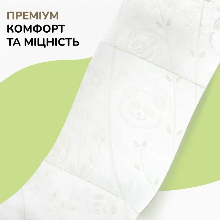 Туалетний папір Сніжна Панда Premium Classic Plus 3 шари 32 рулони (4820183972866) зображення 4
