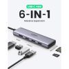 Концентратор Ugreen USB3.1 Type-C to HDMI 4K60Hz/USB 3.0х2/SD/TF/PD 100W 5-in-1 CM511 (60383) зображення 2