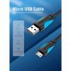 Дата кабель USB 2.0 AM to Micro 5P 0.5m Black Vention (VAS-A08-B050) изображение 2