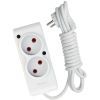 Сетевой удлинитель TECCO 1.5м 2 поста white (8681277843433)
