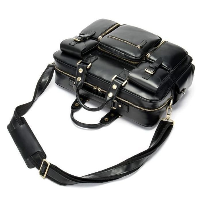 Сумка Vintage Черная (14756) изображение 8