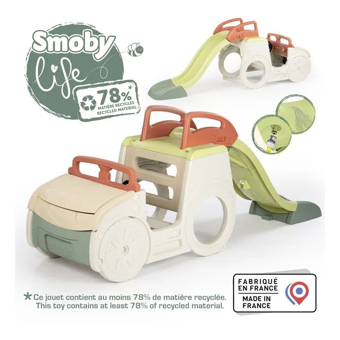 Игровая площадка Smoby Life Автомобіль мандрівника з гіркою та пісочницею (7600840207) изображение 3