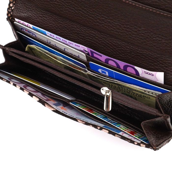 Гаманець Canpellini З натуральної шкіри Різнобарвний (21713) зображення 6