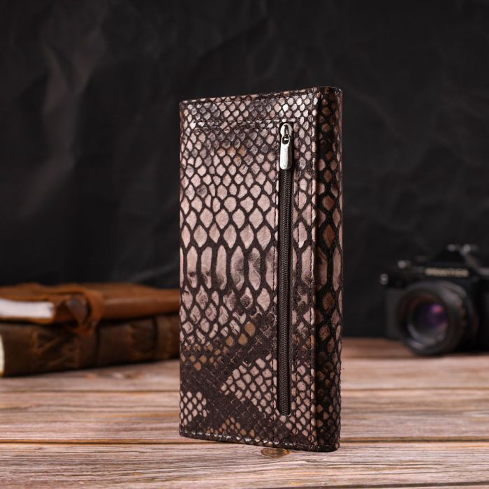 Гаманець Canpellini З натуральної шкіри Різнобарвний (21713) зображення 8