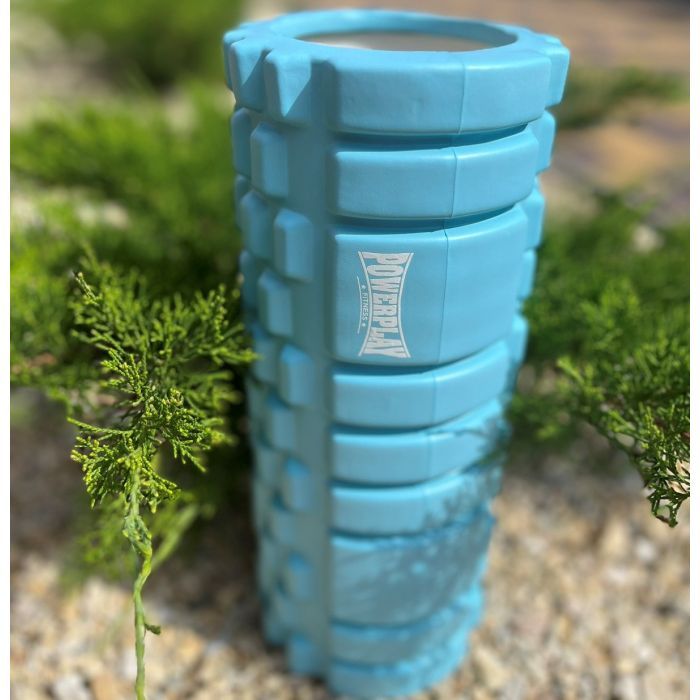 Масажний ролик PowerPlay 4025 Massage Roller 33x14см Синій (PP_4025_Blue) зображення 8