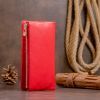 Гаманець ST Leather На кнопці Червоний (19202) зображення 9