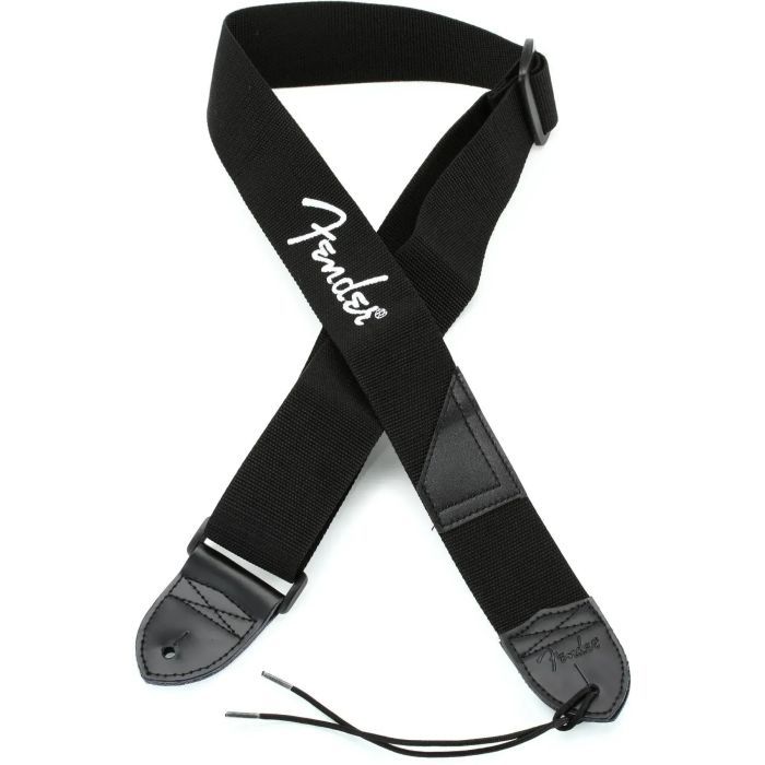 Ремінь для гітари Fender Strap 2" Black White Logo (53884) зображення 2