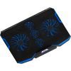 Подставка для ноутбука IceCoorel 10-15.6", 2*140mm + 3*70mm 1400 RPM, 2*USB, 410x290x26mm, Blue (A2) изображение 2
