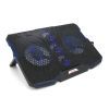 Подставка для ноутбука IceCoorel 10-15.6", 2*140mm + 3*70mm 1400 RPM, 2*USB, 410x290x26mm, Blue (A2)