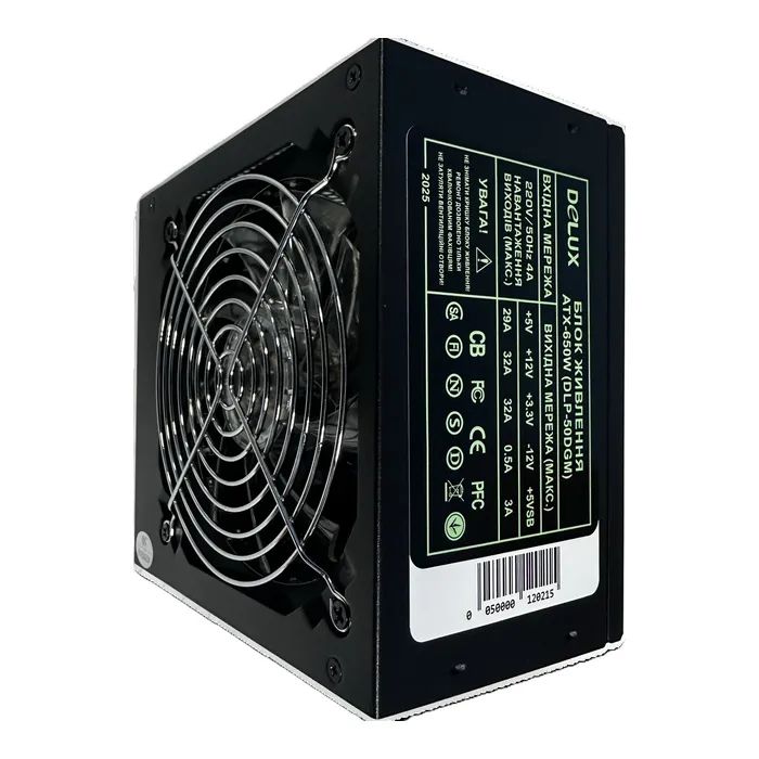 Блок живлення Delux 650W (DLP-50DGM) зображення 3