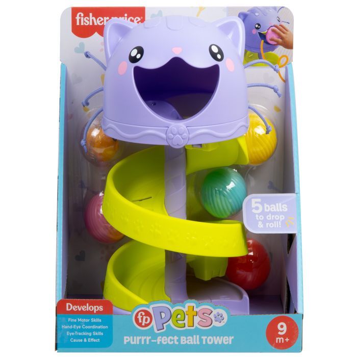 Развивающая игрушка Fisher-Price Веселая башня с шарами (HTW92) изображение 3