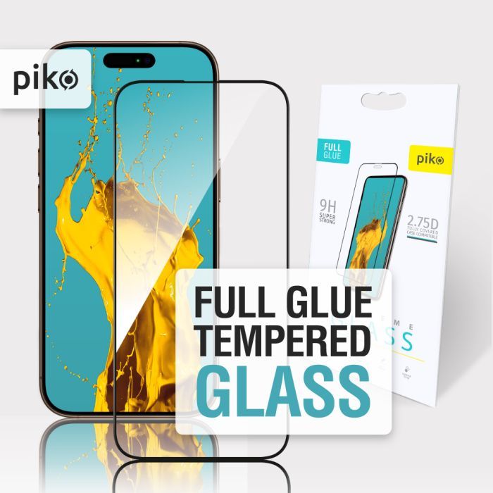 Скло захисне Piko Full Glue Apple iPhone 16 Pro Black (1283126593406) зображення 5