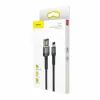 Дата кабель USB 2.0 AM to Lightning 2.0m Cafule grey+black Baseus (CALKLF-HG1) зображення 2