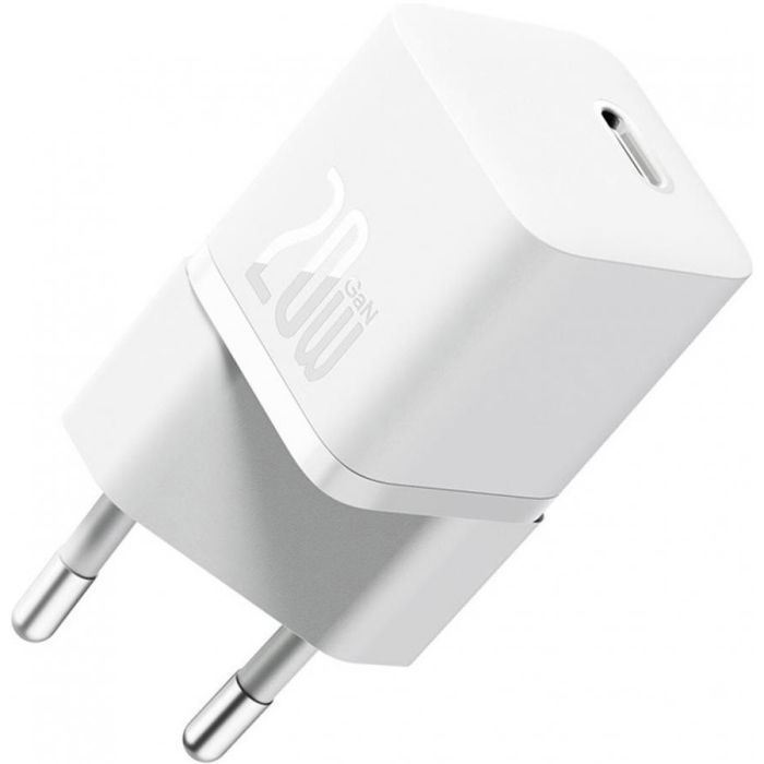 Зарядний пристрій Baseus GaN5 Fast Charger USB-C 20W white (CCGN050102)
