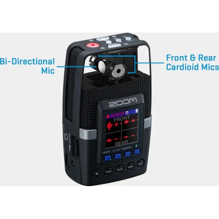 Цифровой диктофон Zoom H2essential рекордер (531154) изображение 10