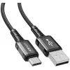 Дата кабель USB 2.0 AM to USB-C 1.2m 3A nylon C1-04 black Acefast (6974316280545)