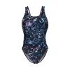 Купальник Arena Rockin Swimsuit Swim Tech Mult 008159-889 чорний, синій, фіолетовий 36 (3468337406501) изображение 3