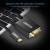 Кабель мультимедійний USB-C to VGA 1.8m FHD60Hz black Choetech (XCV-1801-BK) зображення 4