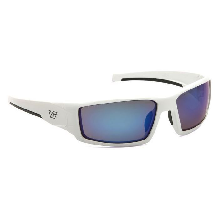 Солнцезащитные очки Venture Gear Pagosa White Anti-Fog Зеркальные синие в белой оправе (VG-PAGW-GTB1) изображение 3