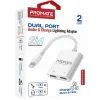 Адаптер Lightning to Lightning 12W + Lightning audio Promate (medialink-i2i) изображение 2