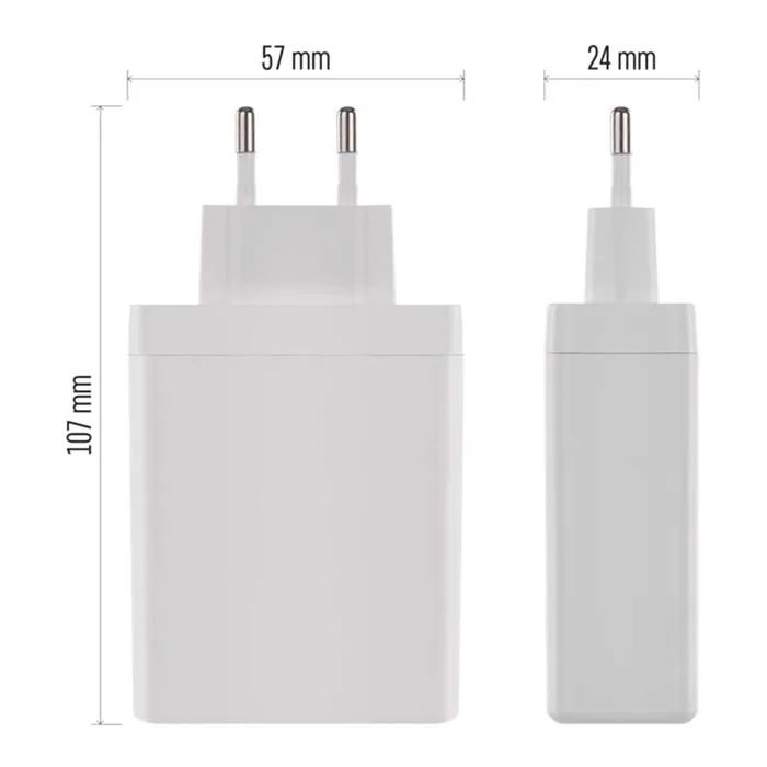 Зарядное устройство EMOS V06G120 1xUSB-A + 3xUSB-C PD120W GaN (V06G120) изображение 10