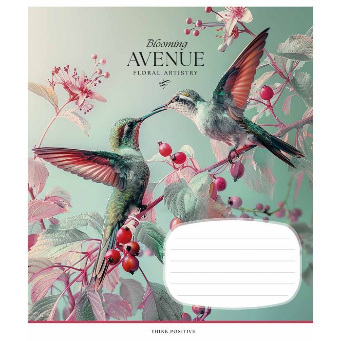Зошит Школярик Blooming avenue 18 аркушів клітинка (018-3553K) зображення 5