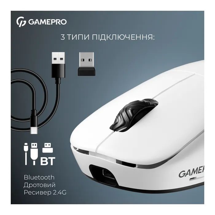 Мышка GamePro Asgard Loki Wireless/USB Black (GM022B) изображение 8