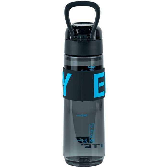 Пляшка для води Kite 680 мл чорно-блакитна (K25-1233-2) зображення 2