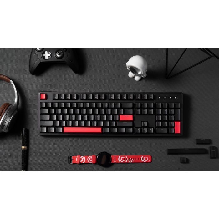 Клавіатура Lemokey Keychron X3 Red RGB USB Black (X3-H1-UA) зображення 2