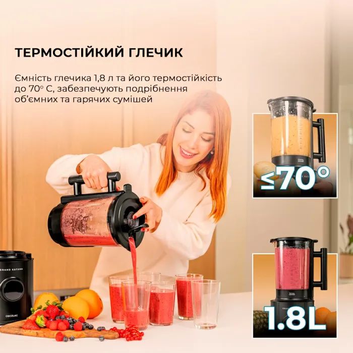 Блендер Cecotec Grand Katana 2700MAX Total Destroy Screen B (CCTC-03986) изображение 8