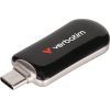 USB флеш накопитель Verbatim 128GB Plectra Black USB-C (30225)