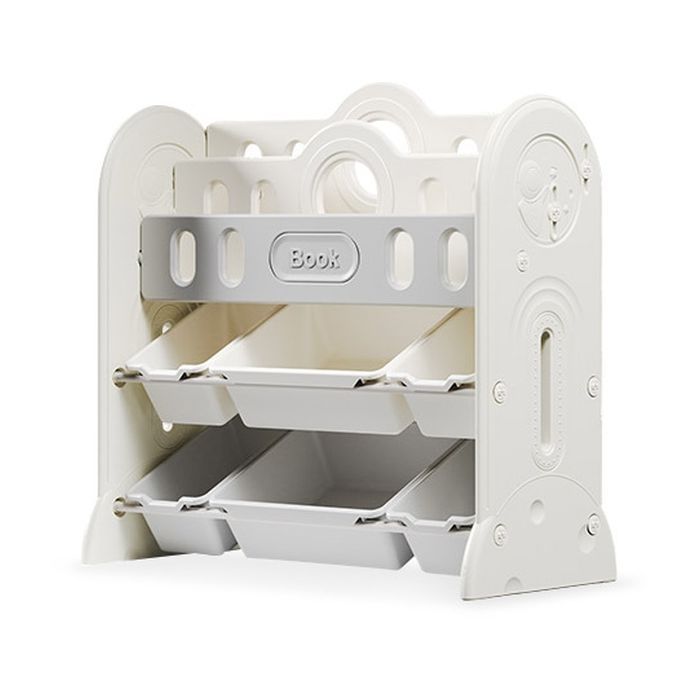 Детский стеллаж Mealux Slotto Grey (KD-E121 Grey)