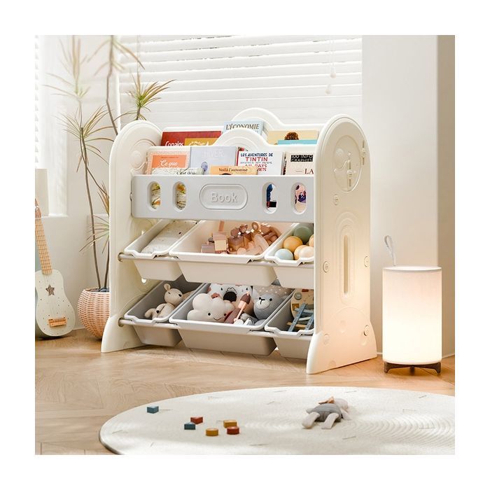 Детский стеллаж Mealux Slotto Grey (KD-E121 Grey) изображение 3