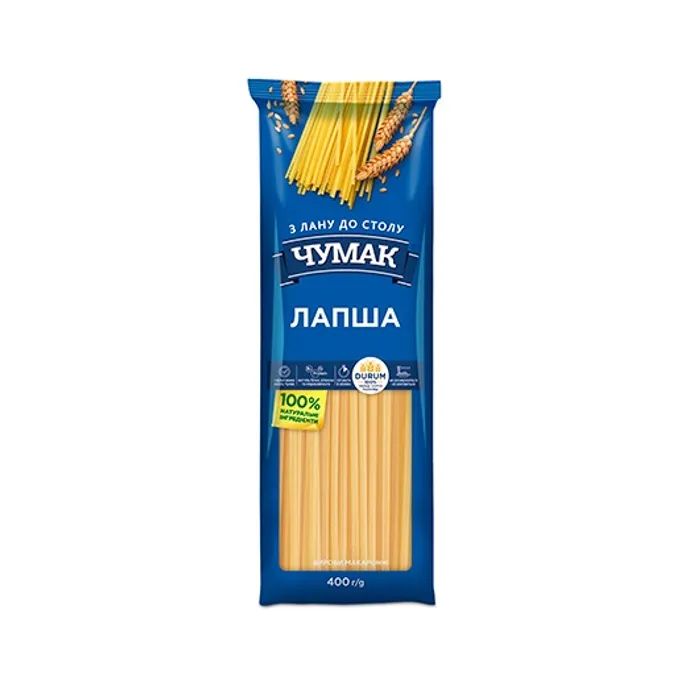 Макарони Чумак Лапша 400 г (4820156765600)