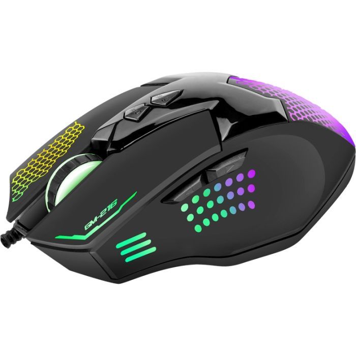 Мишка Xtrike ME GM-216 RGB USB Black (GM-216) зображення 2