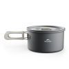 Набір туристичного посуду Naturehike CNK2450CF010, 2 каструлі 1л, 1.7л, сковорідка (6976507663335) зображення 2