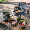 Набір туристичного посуду Naturehike CNK2450CF010, 2 каструлі 1л, 1.7л, сковорідка (6976507663335) зображення 6