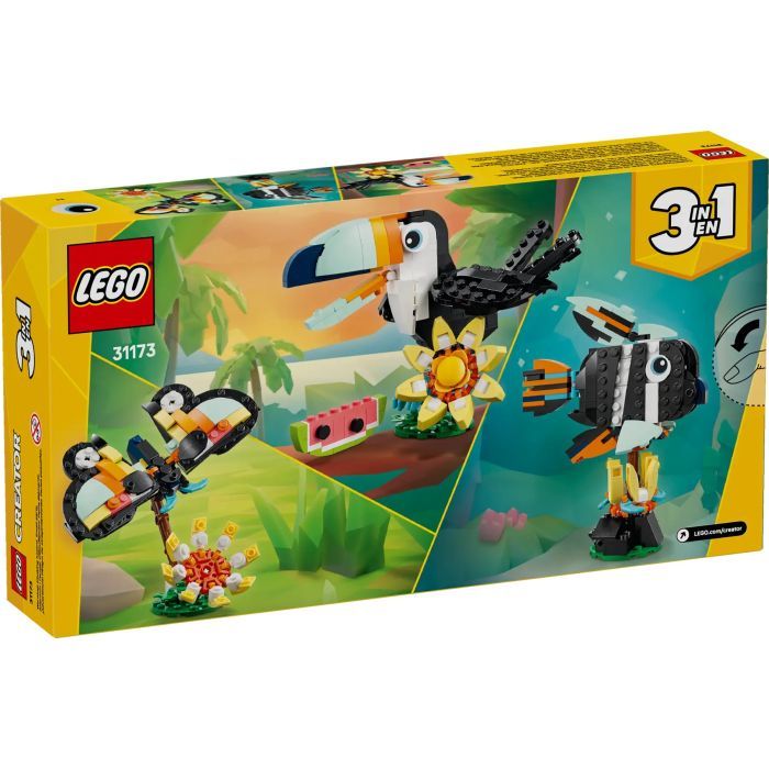 Конструктор LEGO Creator Дикие животные: тропический тукан (31173-) изображение 7